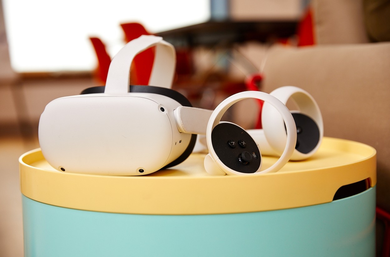 Ein Virtual Reality Brille